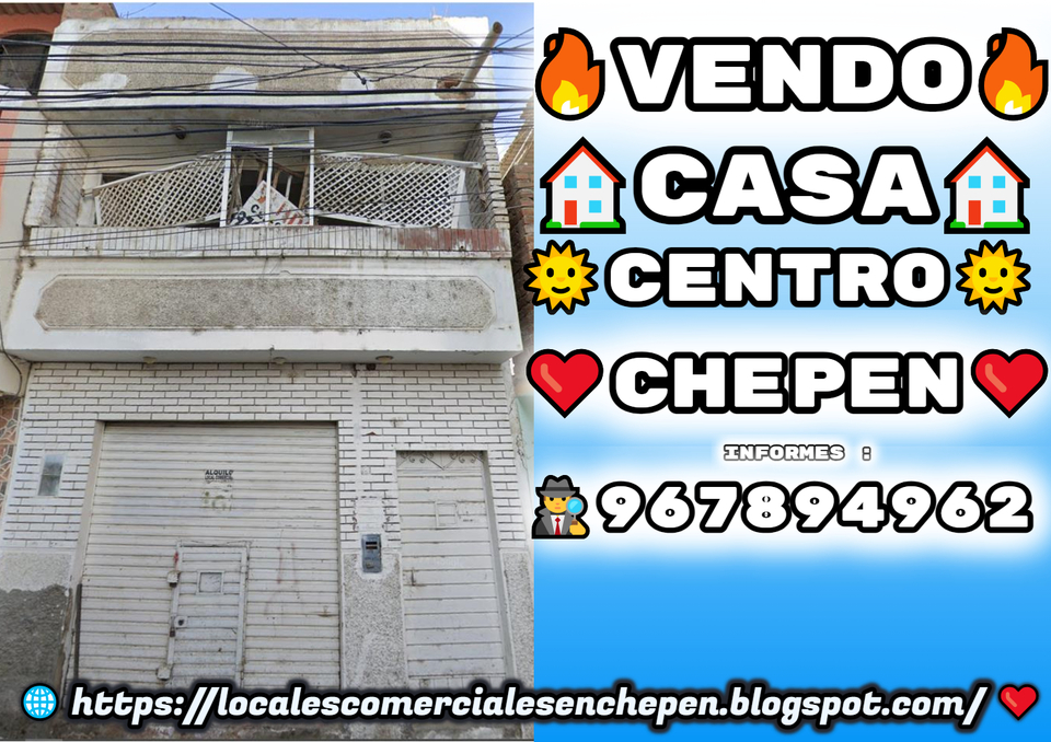 Venta de Casa en Chepen, La Libertad con 2 baños - vista principal