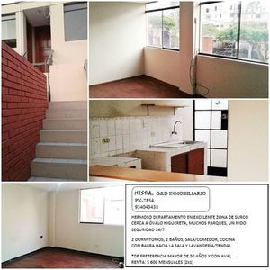 Alquiler de Departamento en Santiago De Surco, Lima con 2 dormitorios - vista principal