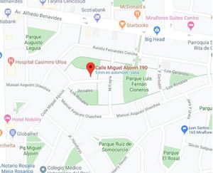 Venta de Terreno en Miraflores, Lima 400m2 area total - vista principal