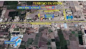 Venta de Terreno en Chiclayo, Lambayeque 4776m2 area total - vista principal