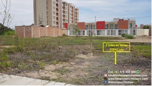 Venta de Terreno en Chiclayo, Lambayeque 131m2 area total - vista principal