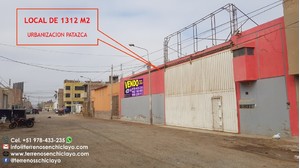 Venta de Local en Chiclayo, Lambayeque 1312m2 area total - vista principal