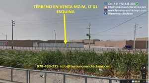 Venta de Terreno en Chiclayo, Lambayeque 388m2 area total - vista principal