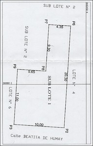 Venta de Terreno en Pisco, Ica 150m2 area total - vista principal