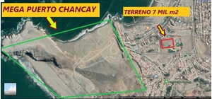 Venta de Terreno en Chancay, Lima 7414m2 area total - vista principal