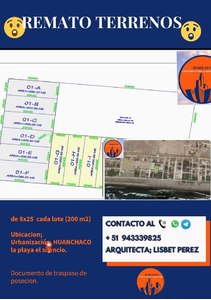 Venta de Terreno en Trujillo, La Libertad 200m2 area total - vista principal