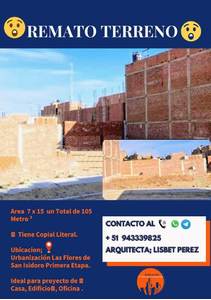 Venta de Terreno en Trujillo, La Libertad 105m2 area total - vista principal