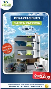 Venta de Departamento en La Molina, Lima con 3 dormitorios - vista principal