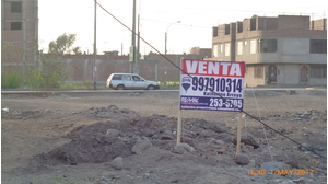 Venta de Terreno en Carabayllo, Lima 144m2 area total - vista principal