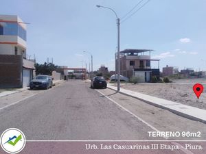 Venta de Terreno en Piura 96m2 area total 16 metros fondo - vista principal