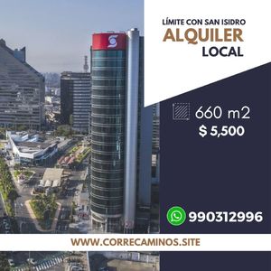 Alquiler de Oficina en Surquillo, Lima con 5 baños - vista principal