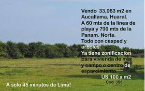 Venta de Terreno en Huaral, Lima 33063m2 area total - vista principal