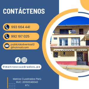 Venta de Casa en Huaraz, Ancash 271m2 area total - vista principal