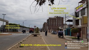 Venta de Casa en Chiclayo, Lambayeque 120m2 area total - vista principal