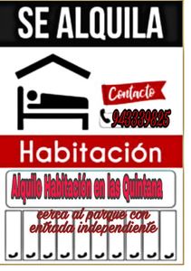 Alquiler de Habitación en Trujillo, La Libertad 20m2 area total - vista principal