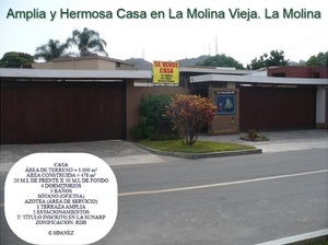 Venta de Casa en La Molina, Lima amoblado - vista principal